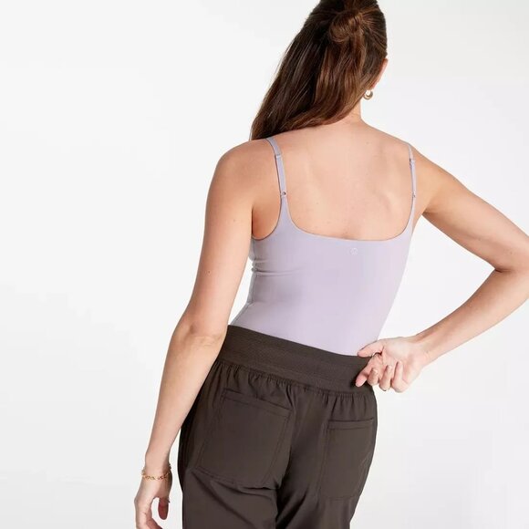 CALIA Women's Inspire Lite CAMI Bodysuit Purple Gray Dri-fit Stretch Size XL - Picture 7 of 8